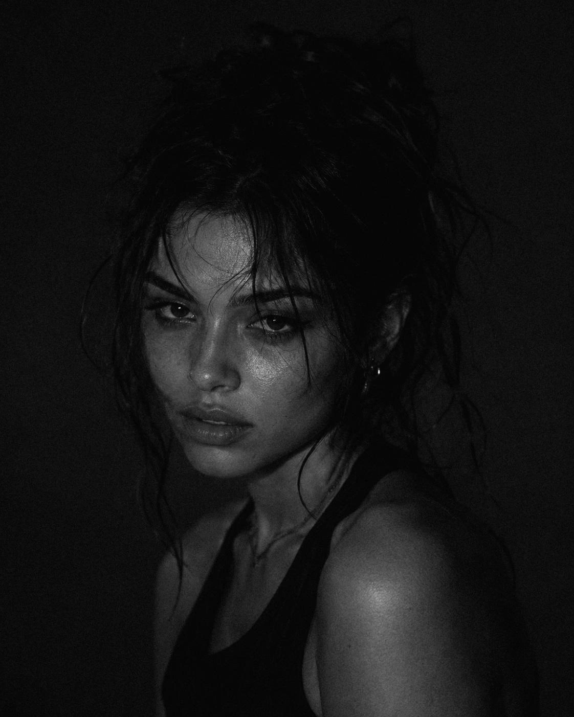 Black-and-white portrait of Maxine Meyer